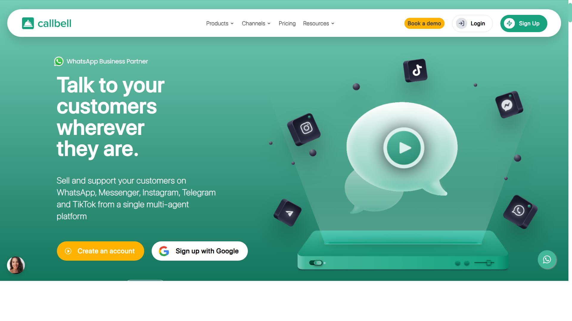 Callbell website